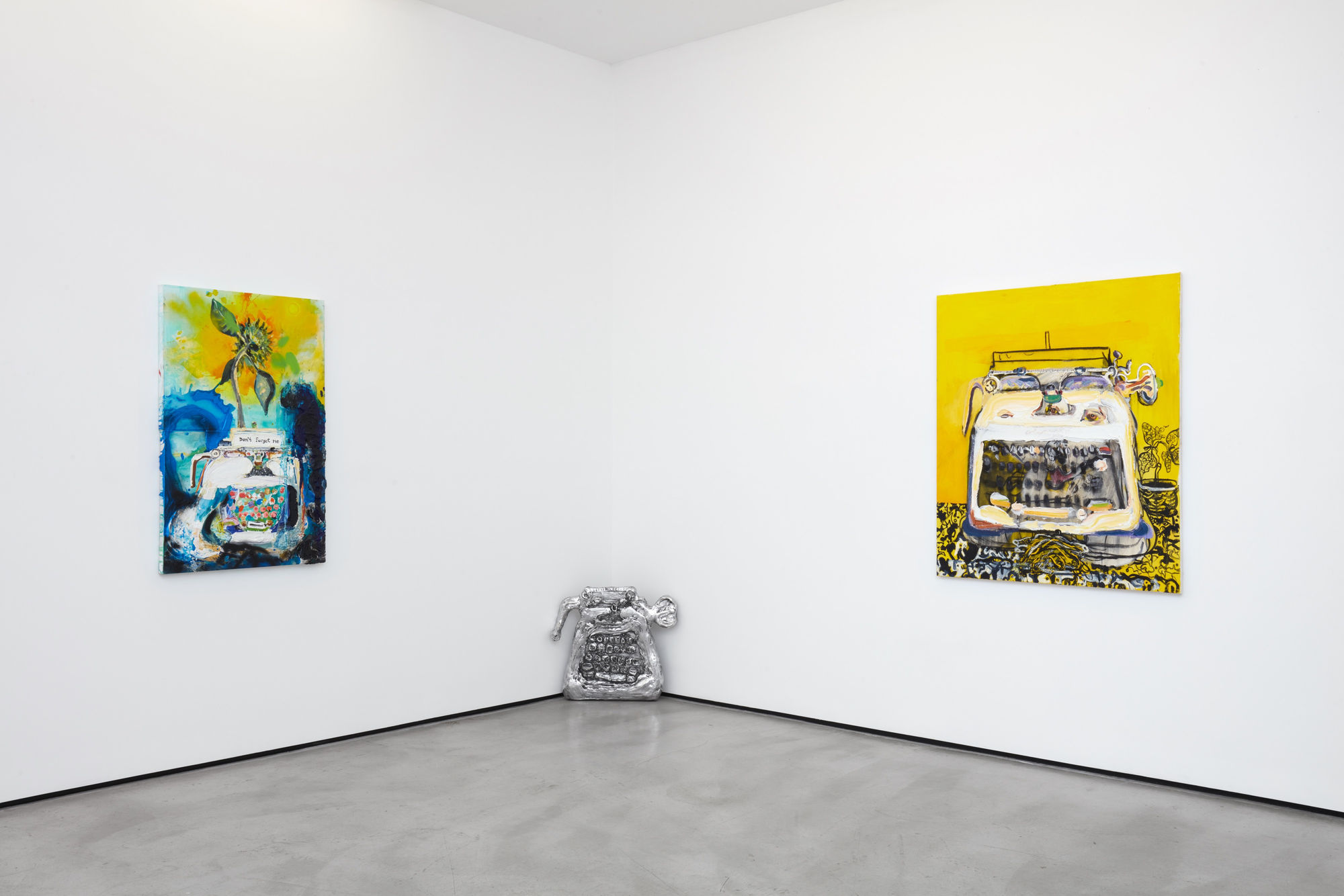 Installation view of Sam Messer, Go to it laughing, 2022
