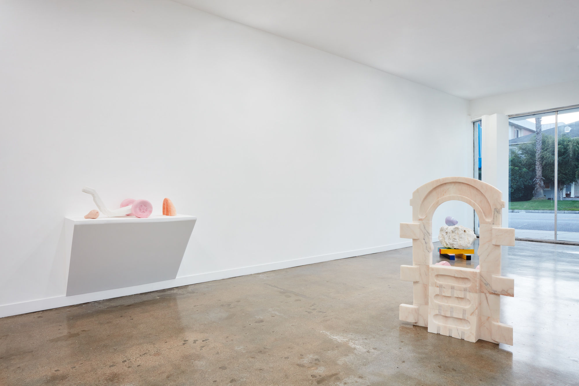 Installation view of Nevine Mahmoud: foreplay II at M+B Doheny, December, 2021 - January 22, 2022