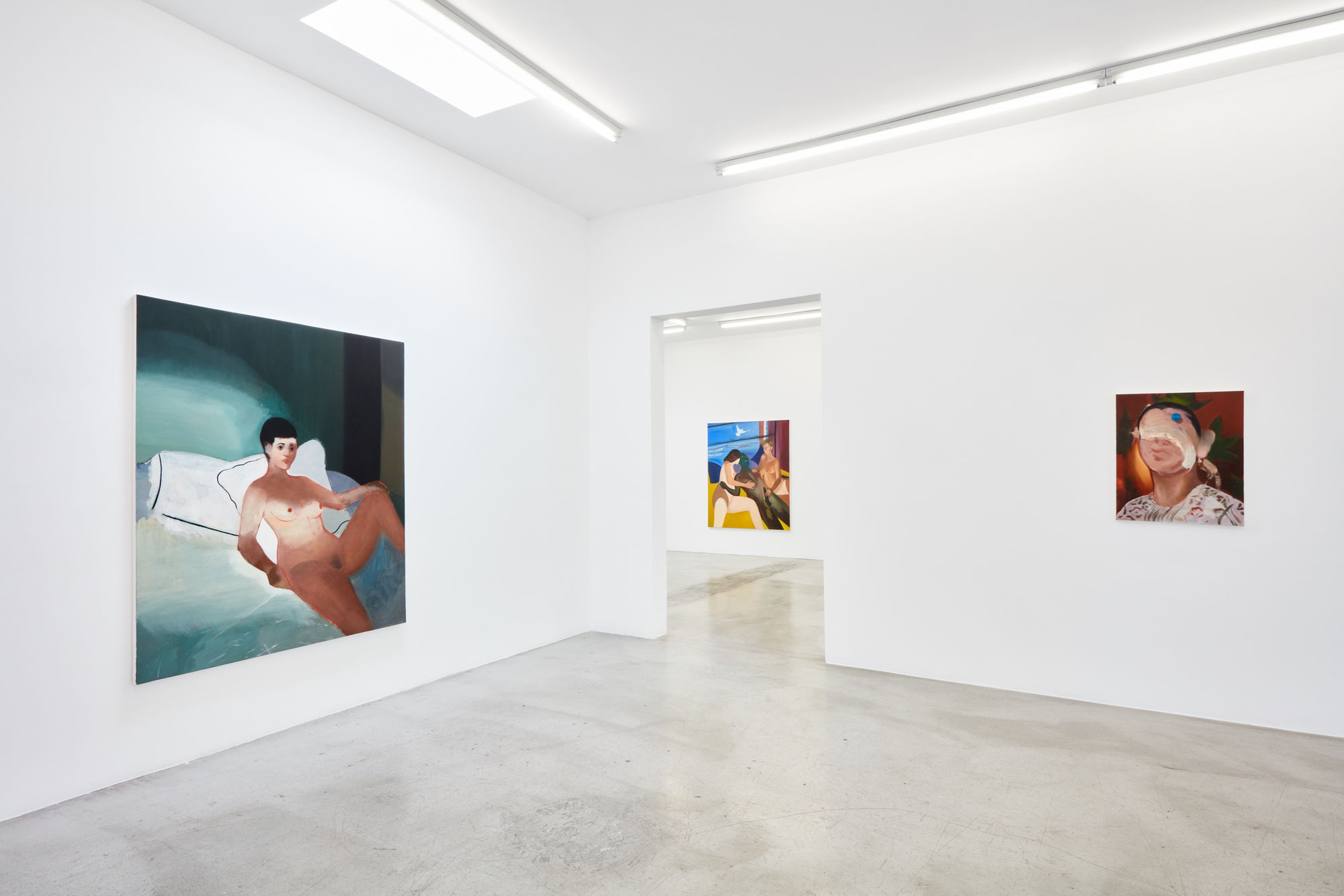 Installation view of Kenrick McFarlane: Naked & Famous at M+B, December 11, 2021 - January 22, 2022.