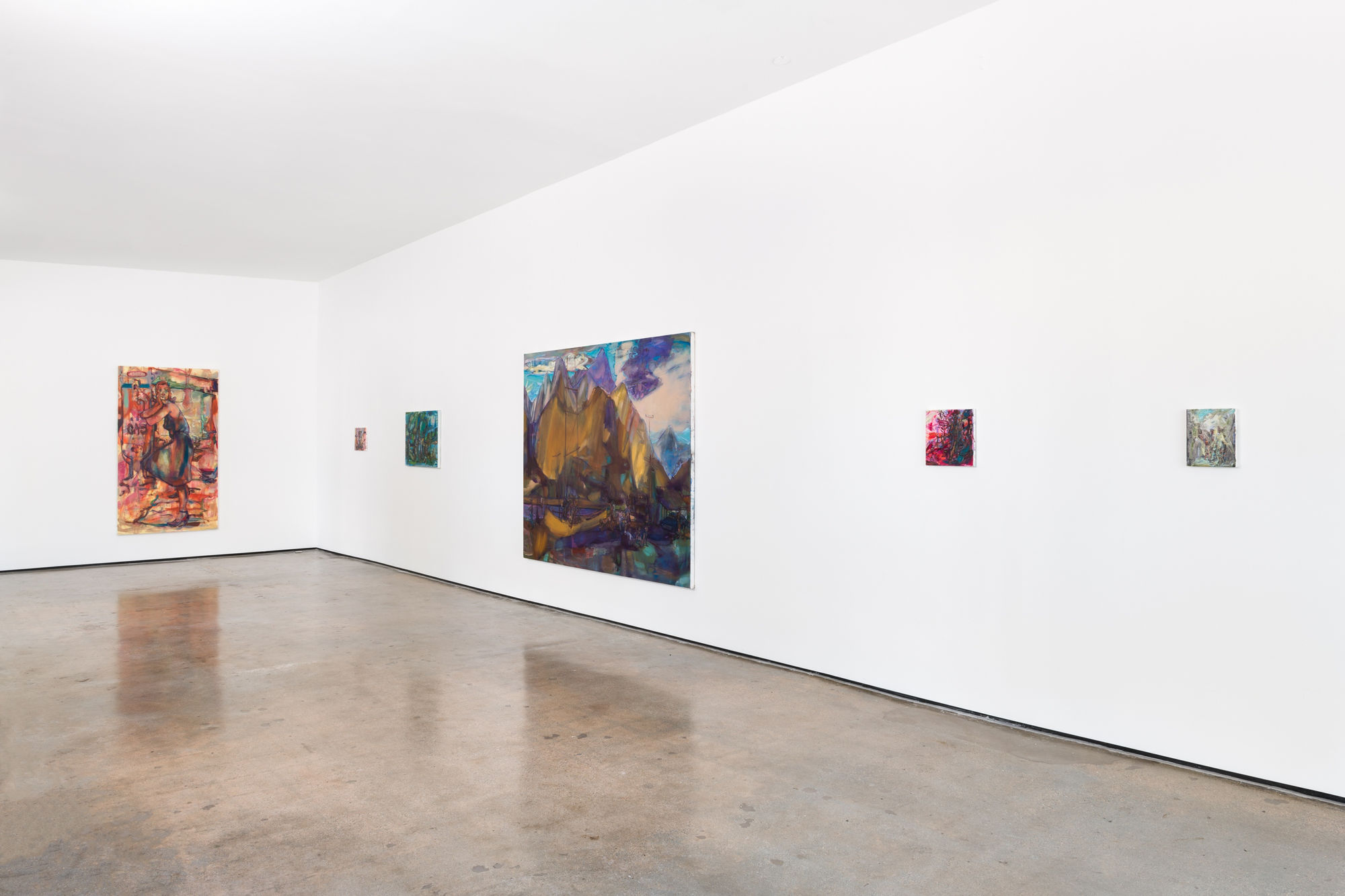 Installation view of Angela Dufresne: Life is very precious, even right now, M+B Doheny, 2022
