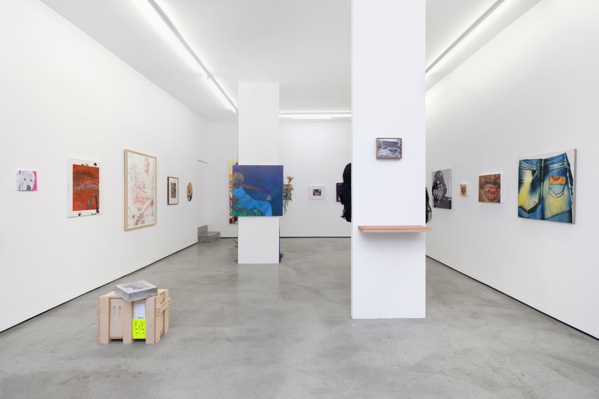 Installation view of Monsieur Zohore: MZ.25 (My Condolences) at M+B, 2023