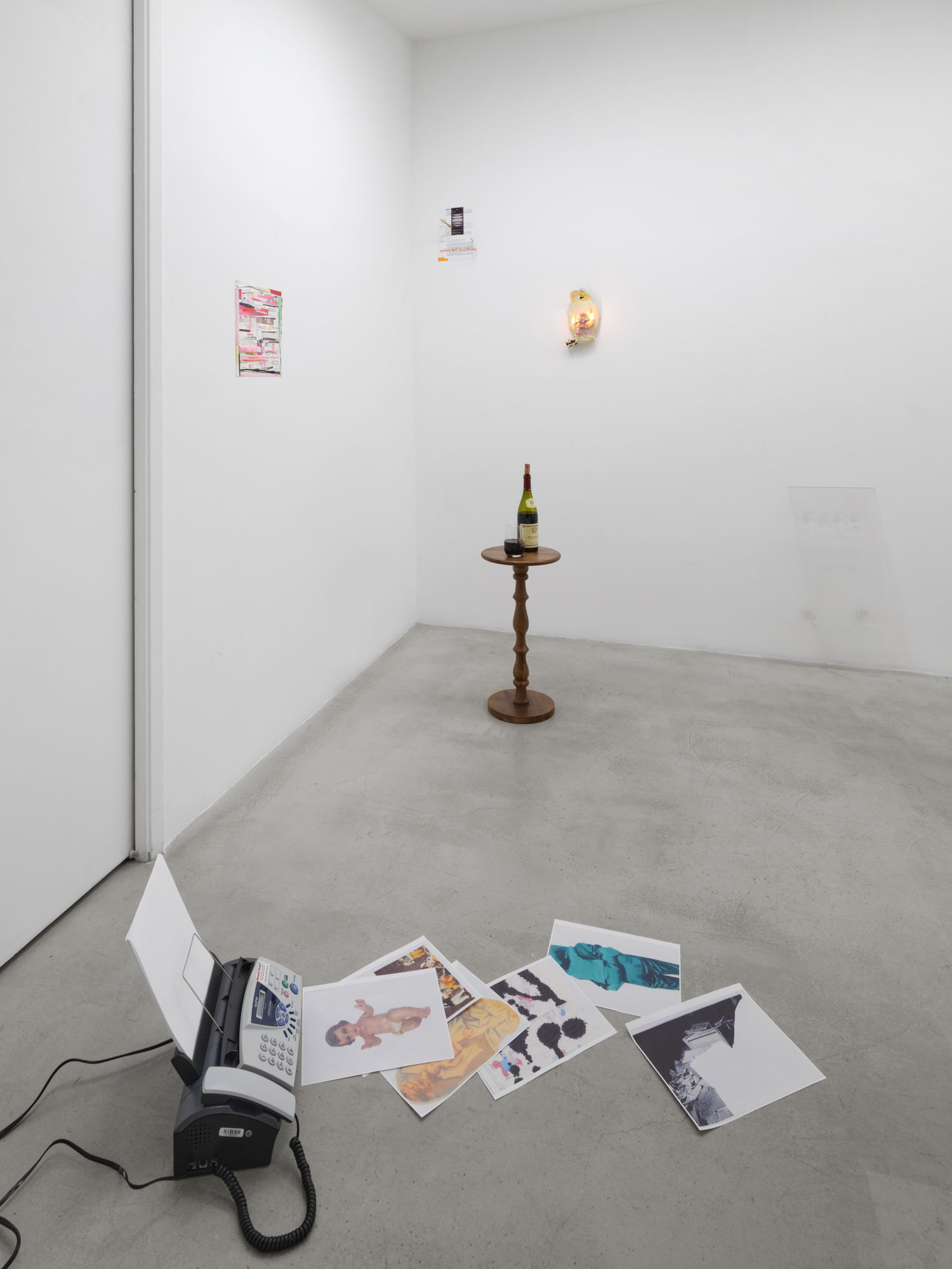 Installation view of Monsieur Zohore: MZ.25 (My Condolences) at M+B, 2023