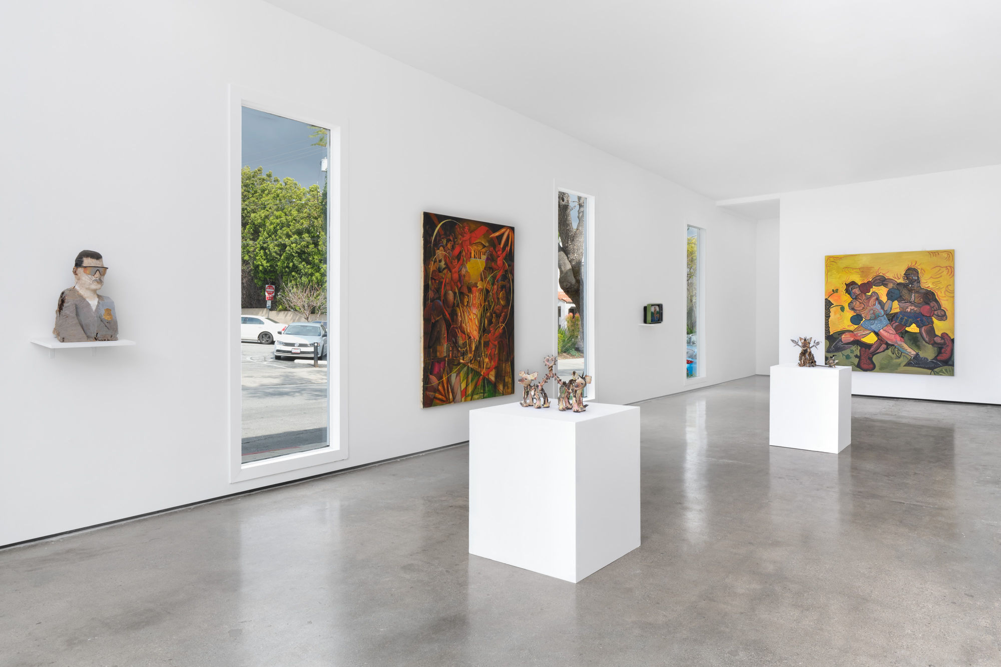 Installation view of Drop-In at M+B Doheny, 2023