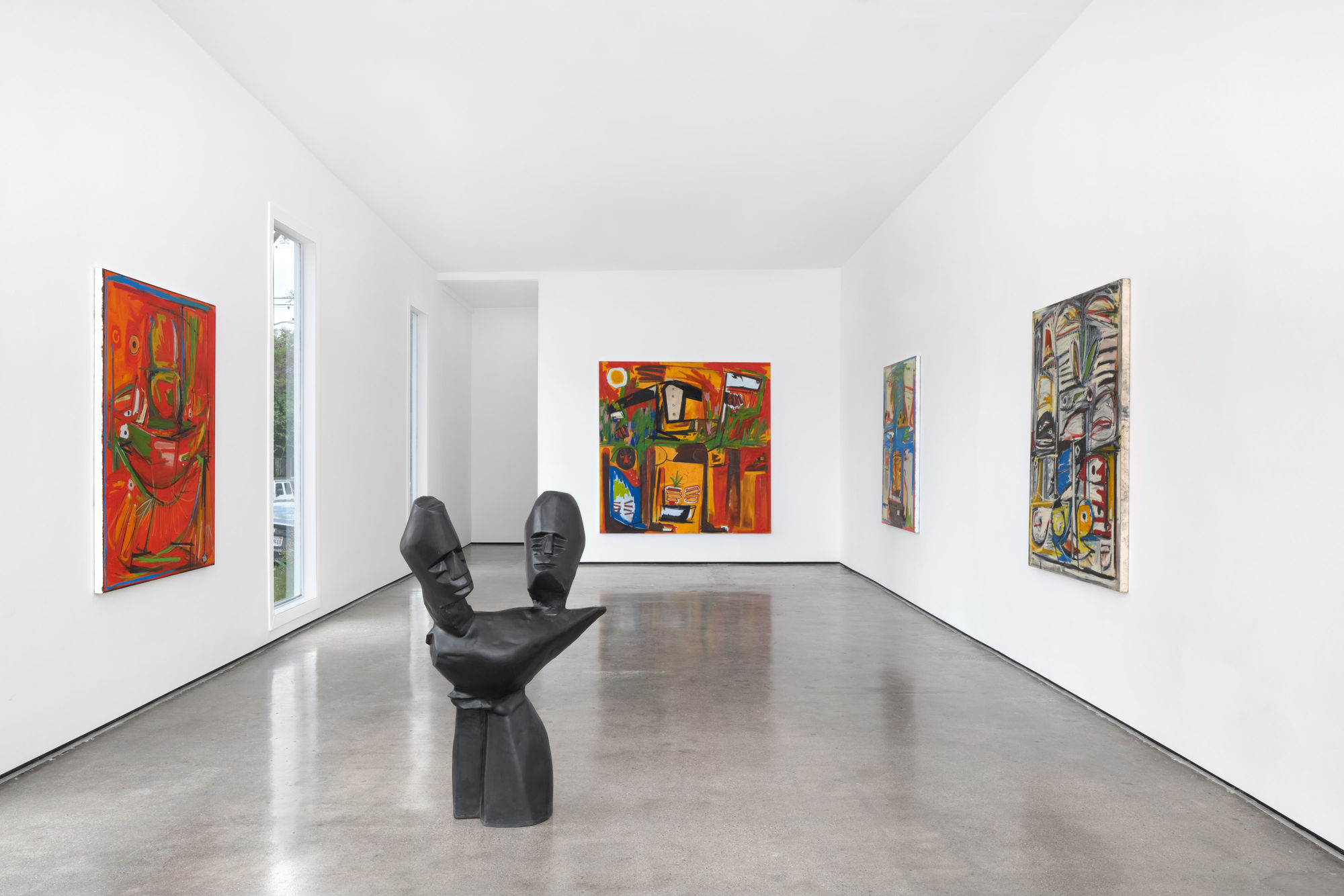 Installation view of Milo Matthieu: A Note to Self at M+B Doheny, 2023