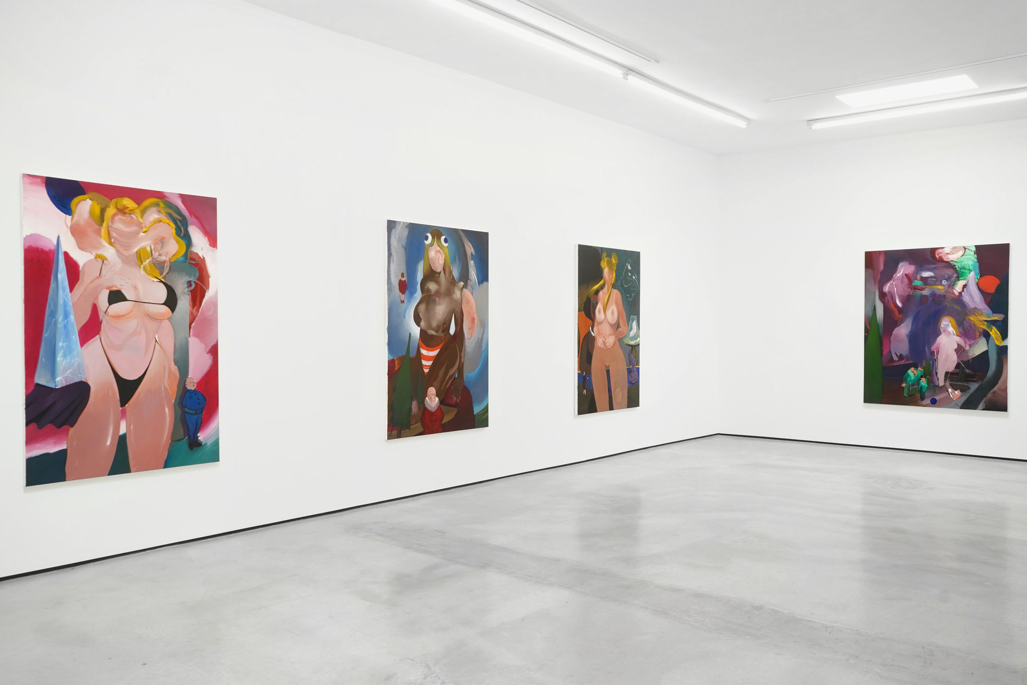 Installation view of Kenrick McFarlane: META at M+B, Los Angeles
