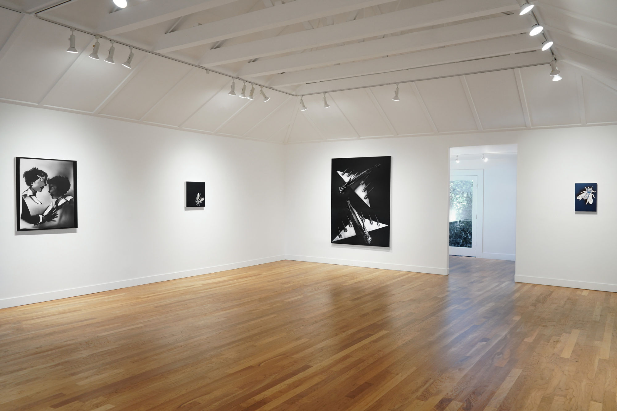 Installation view of Kara Joslyn: Bigmouth Strikes Again at M+B, Los Angeles