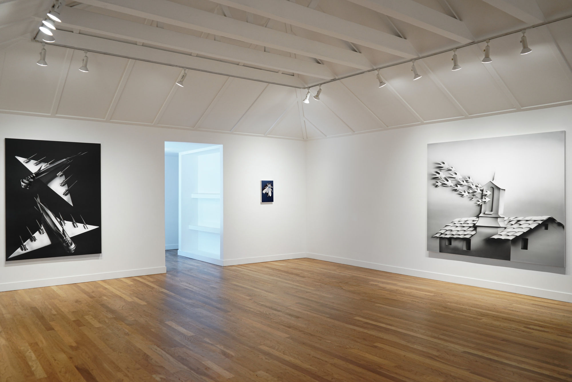 Installation view of Kara Joslyn: Bigmouth Strikes Again at M+B, Los Angeles