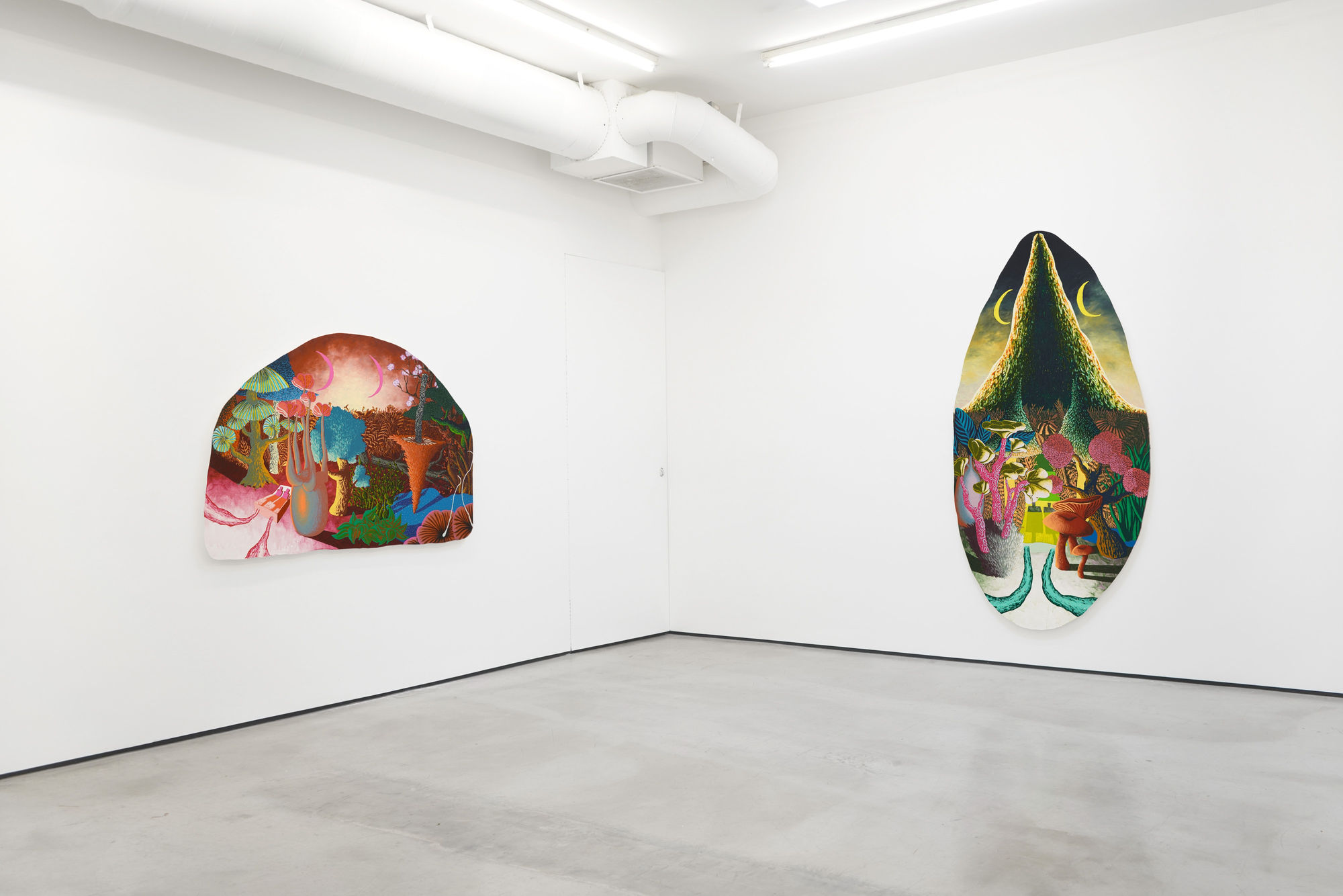 Installation view of Eliot Greenwald: Listening Arm at M+B, Los Angeles, 2023