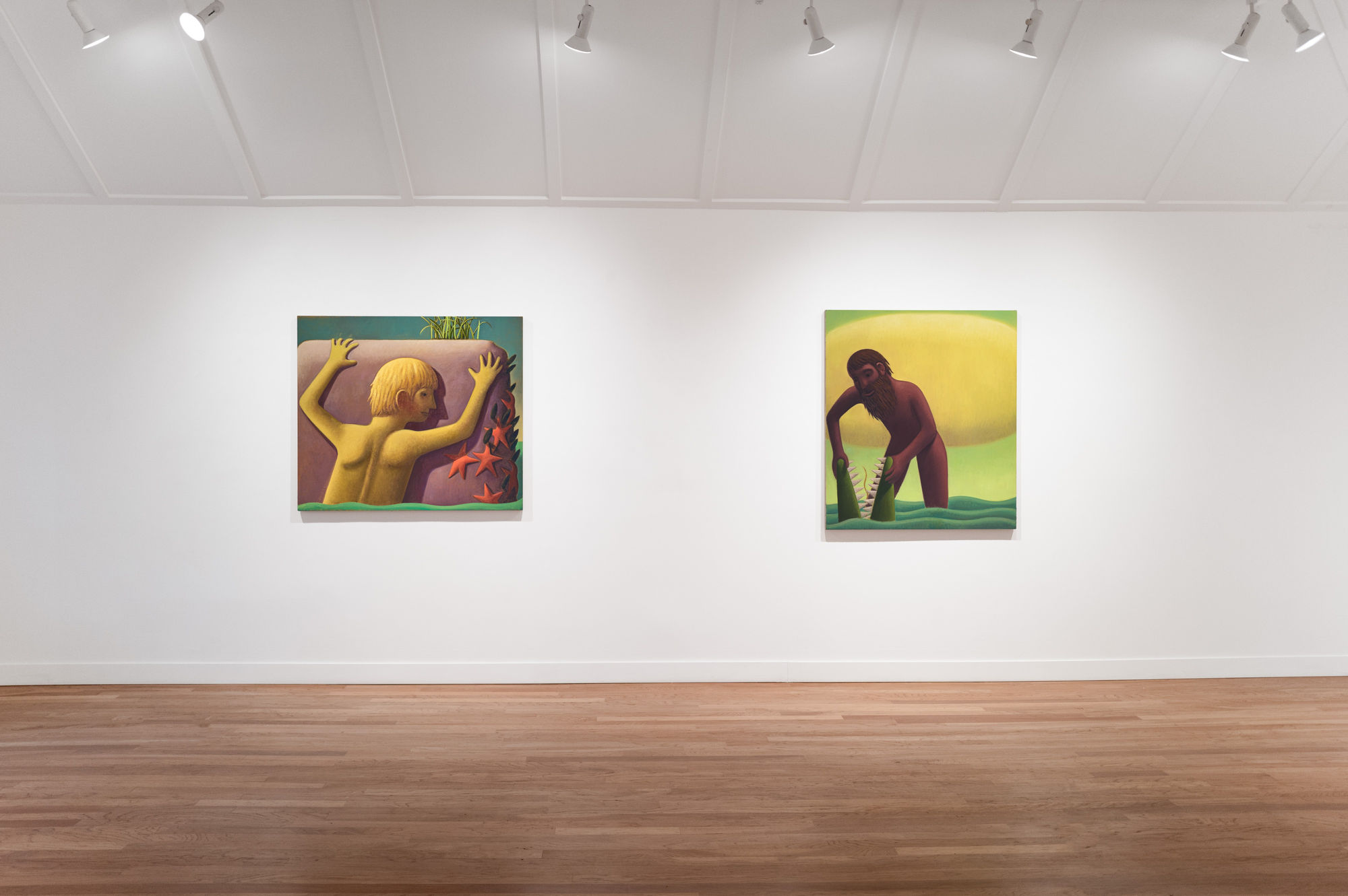 Installation view of Nat Meade: Tomorrow, the Flood at M+B, Los Angeles, 2024