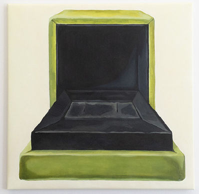 Yuan Ming, Alibi V, 2025, Oil on Cotton Canvas, 75 x 75 x 2cm