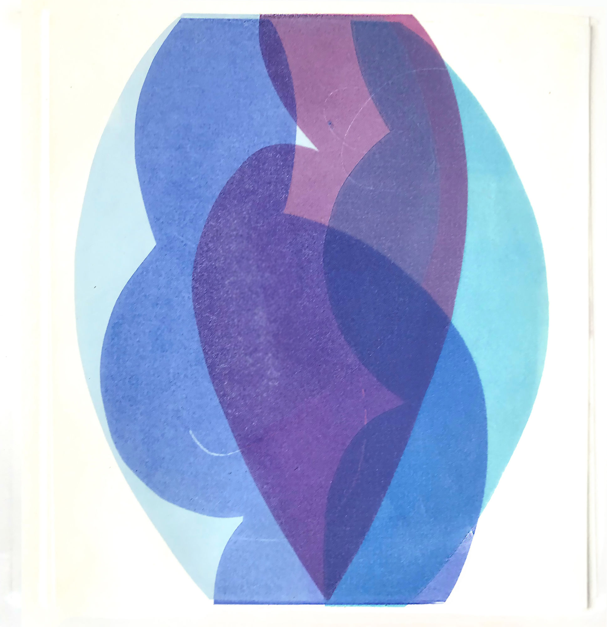 Maxine Davidowitz, Convergence I, ink monotype on BFK Rives paper, 11 x 11 (image), 17.5 x 20 framed