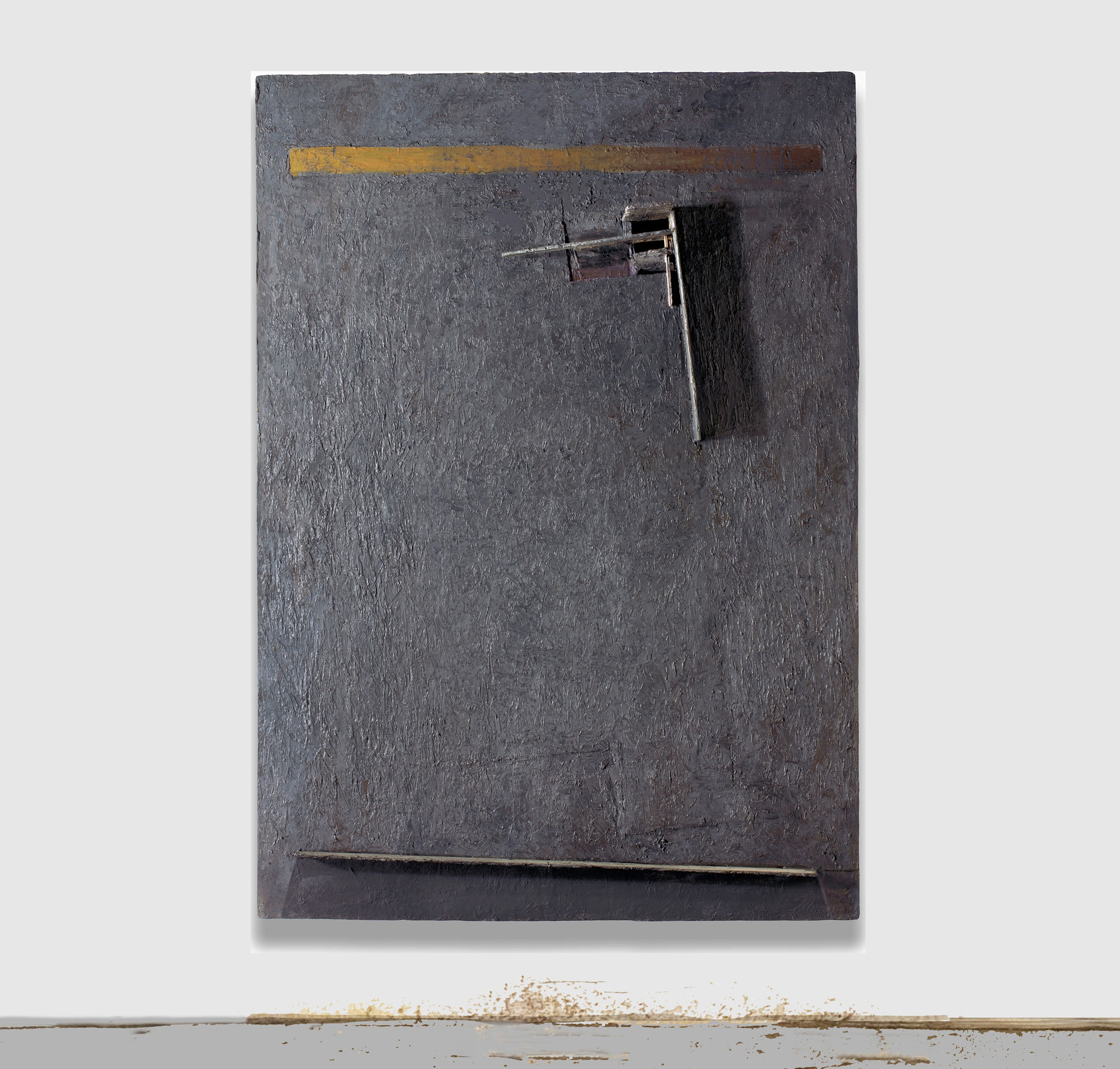 Brian Dickerson Preston Hollow, 2021 -2022 oil paint on wooden board 62 x 44 x 8 inches