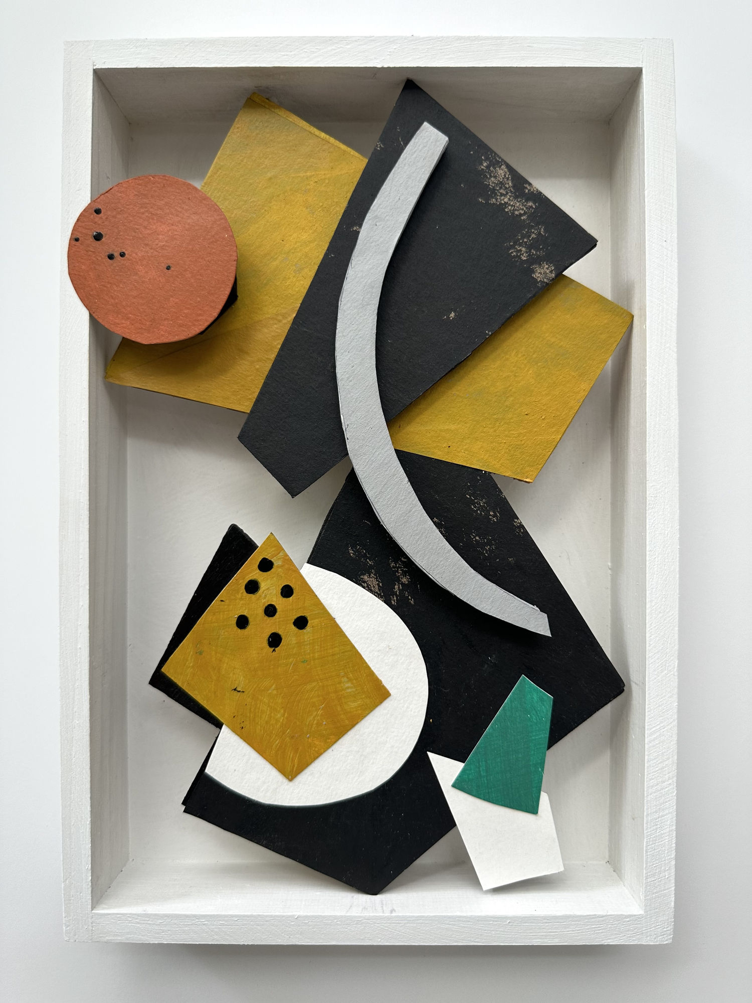 Jenne Currie Constant Motion, 2023 wood construction 12" x 8" in | 30.5 x 20.5 cm