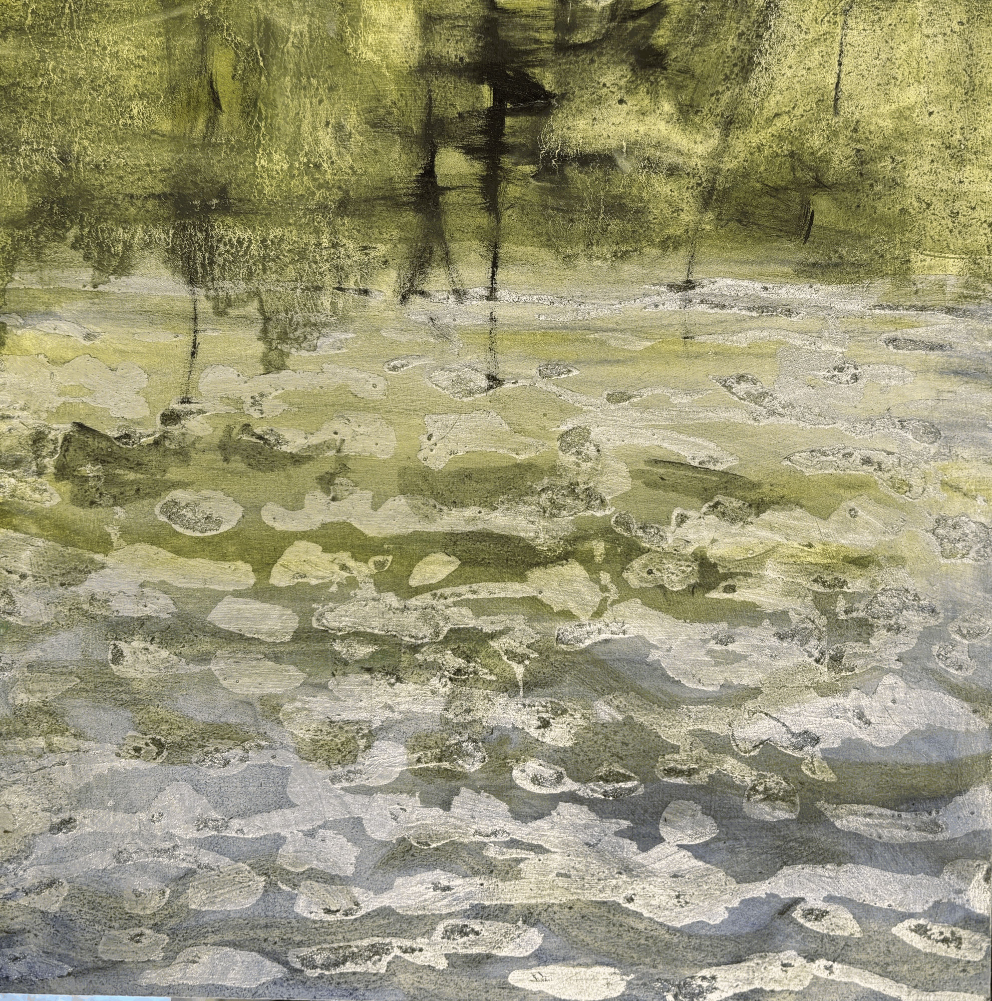 Anne Leith, Forest II, 2023, oil on board