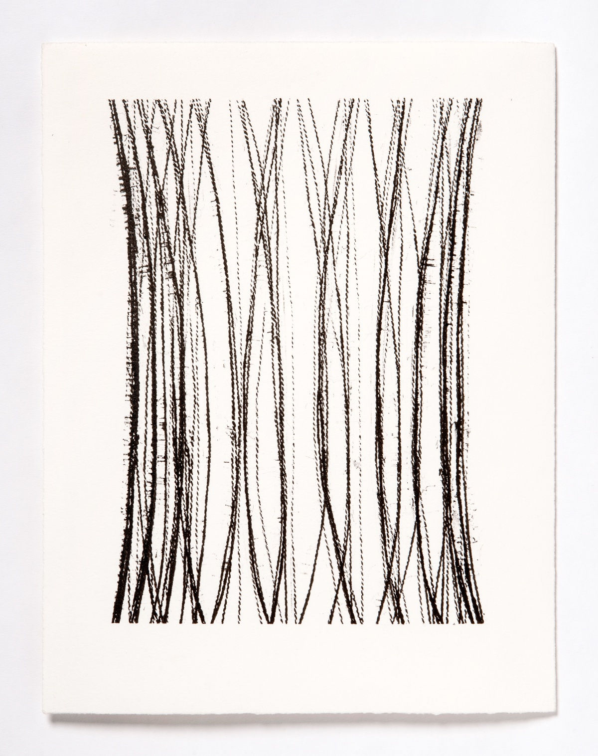Lynne Tobin Pillar series #19 2020 ink on paper 15”H x 11.5”W | 38 cm x 29.25 cm