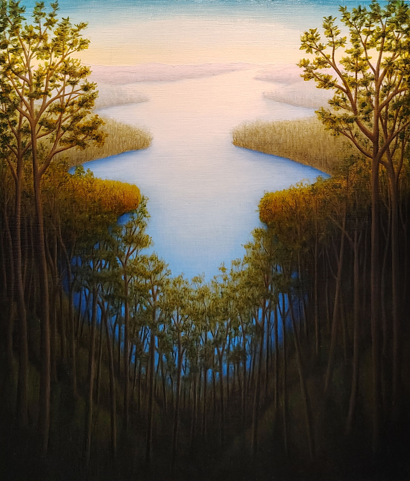 Laura Von Rosk, Untitled (Lake Through Trees), 2010