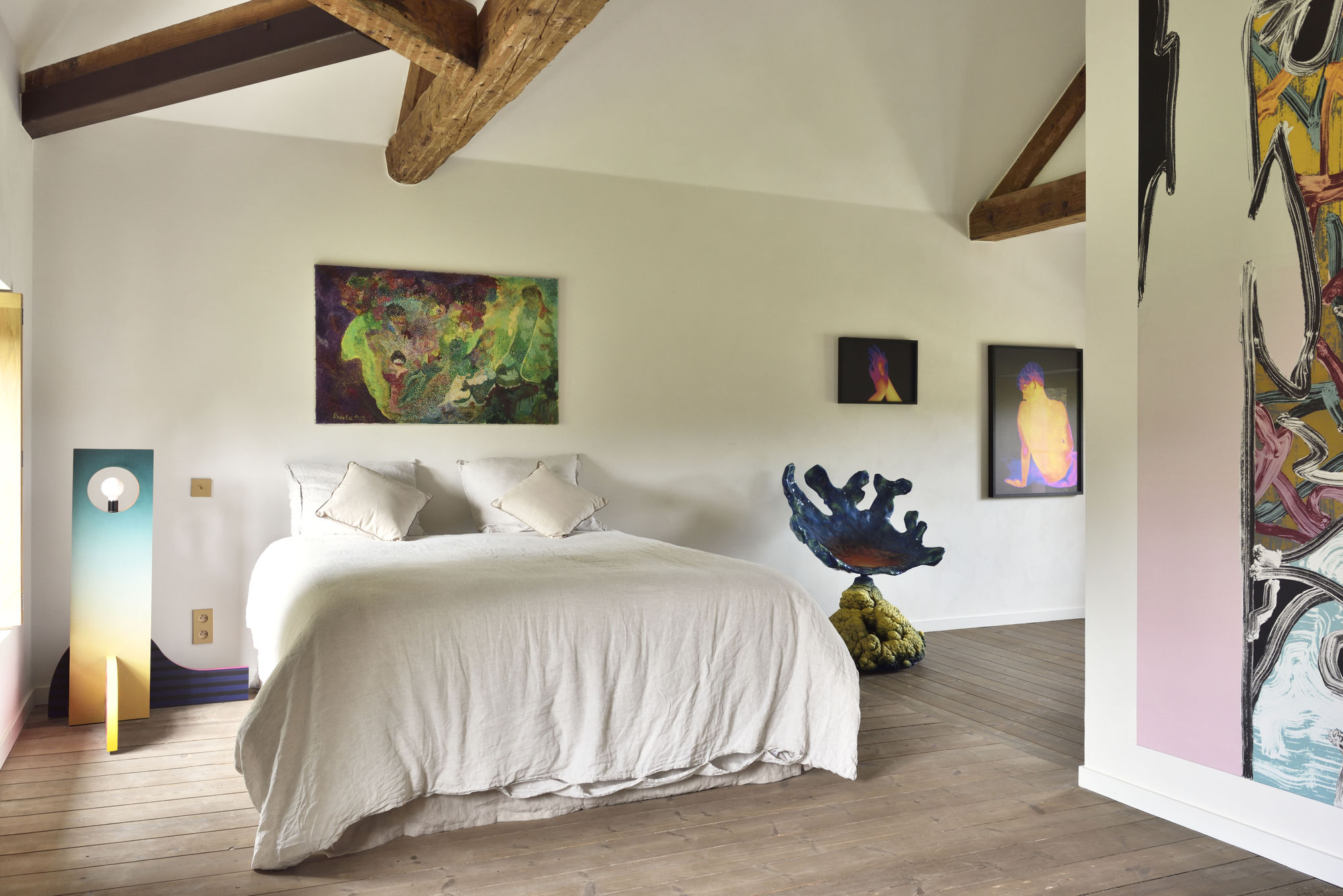 La Chambre Transgalactique, 2&egrave;me &eacute;tage du Ch&acirc;teau de La R&eacute;sidence I Le Tremblay, &copy; Photo : Rebecca Fanuele.