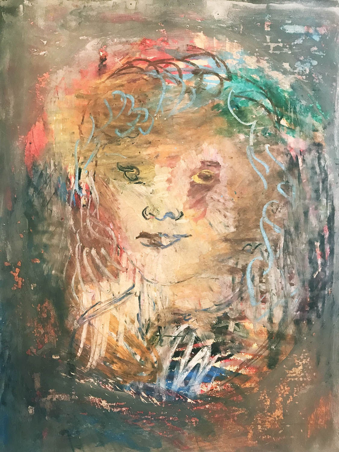 RUDOLF RAY untitled, ca. 1934 Mixed media/pastel on cardboard 51,6 x 38,4 cm