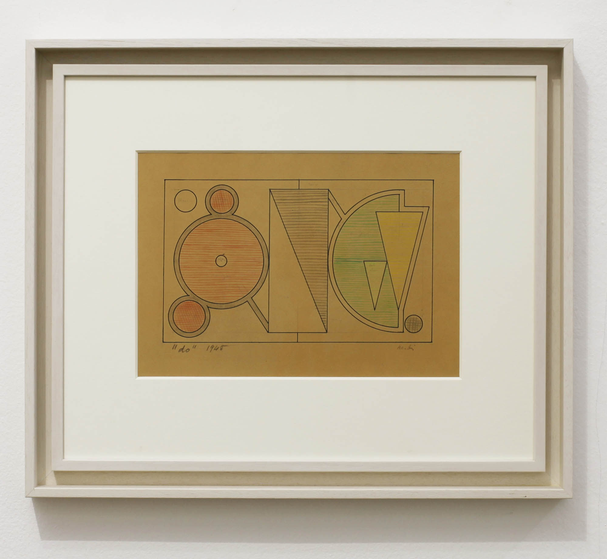 AUGUSTE HERBIN „do“, 1945 Mixed media on paper 23 x 33 cm