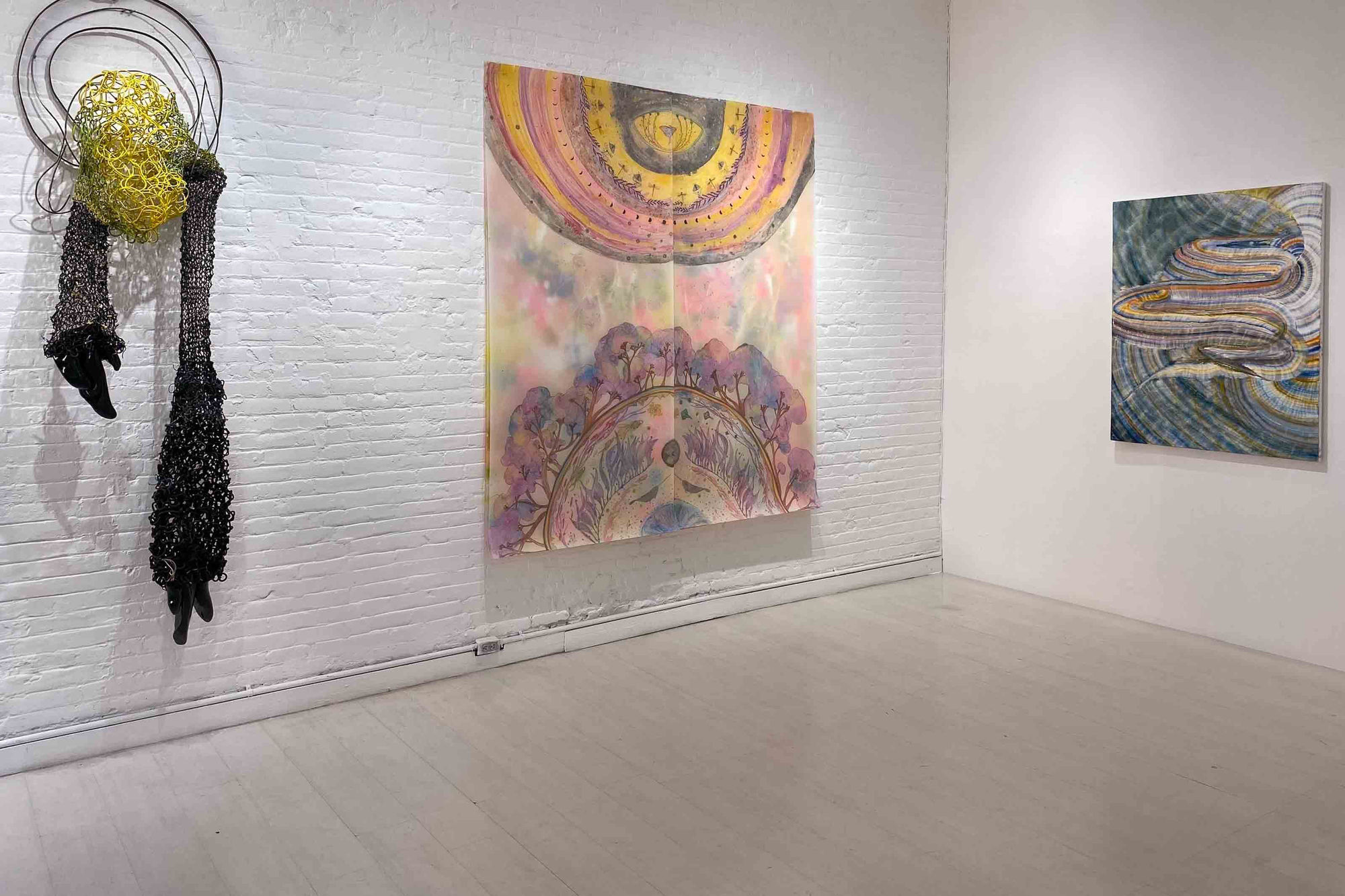 'In The Belly of The Valley' installation view