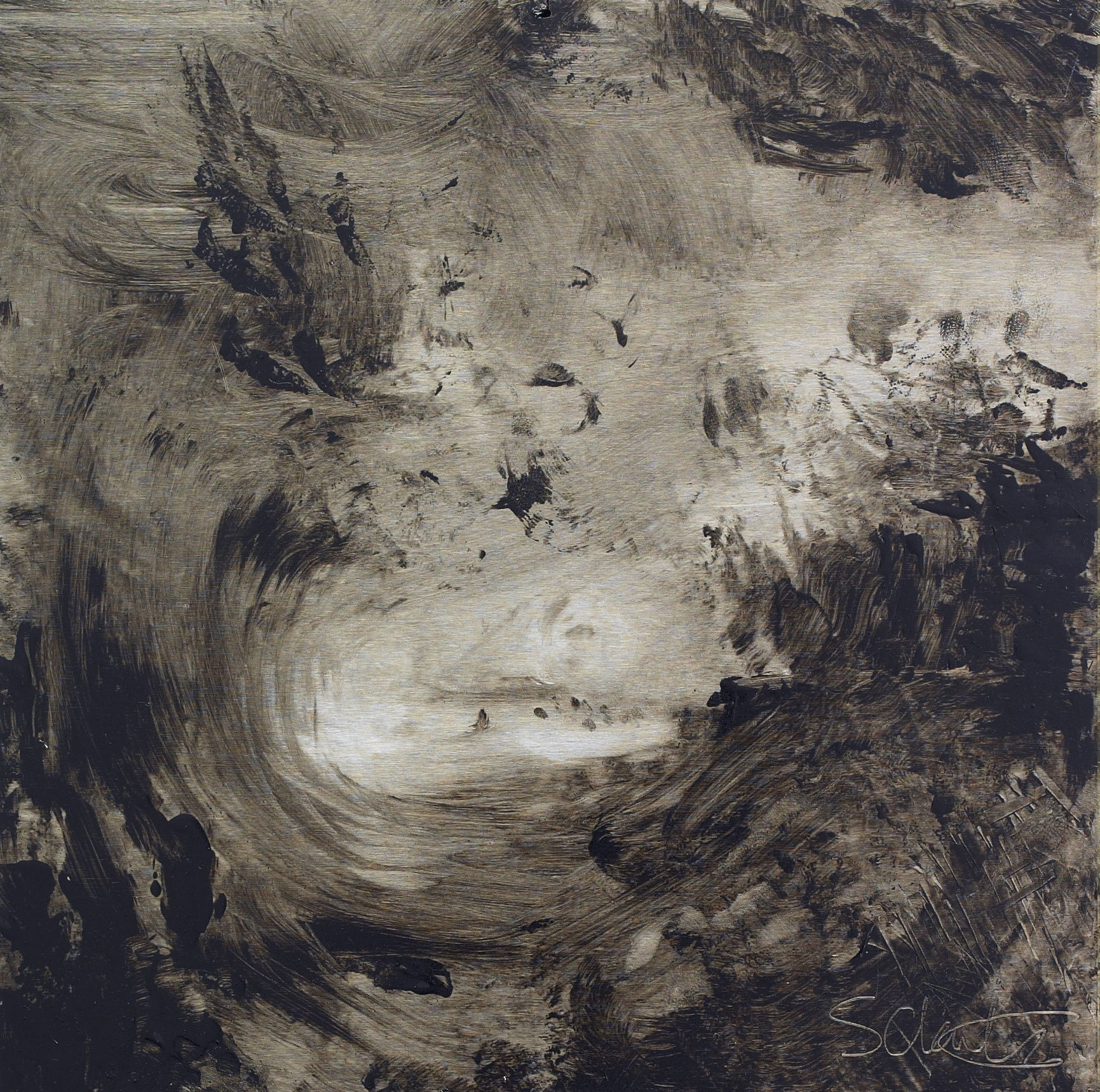 Large atmospheric oil paintings by artist Stephen Charlton