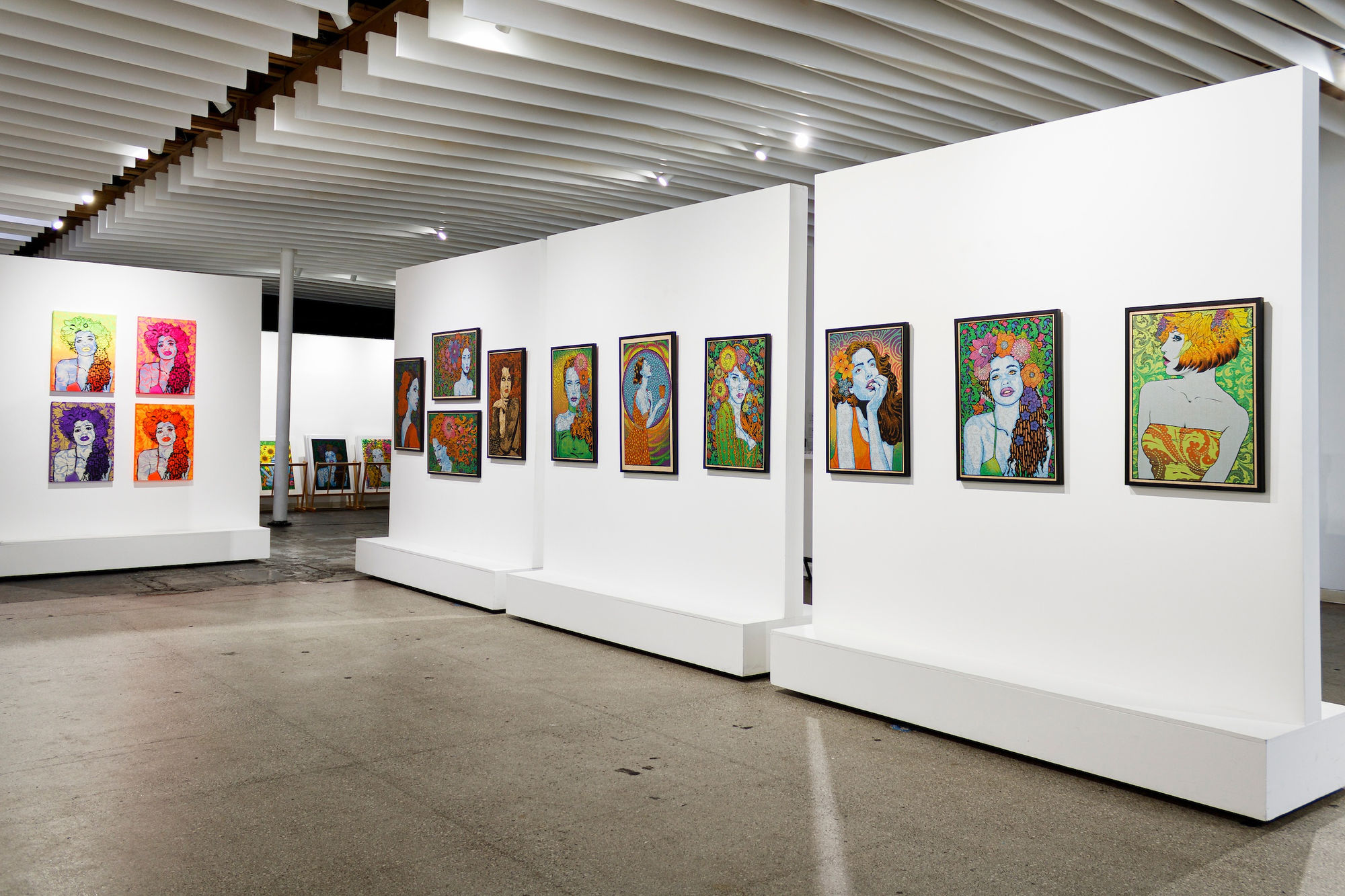 Installation view from Chuck Sperry's Idyllion solo exhibition on view at Mirus Gallery Denver, October 2022.
