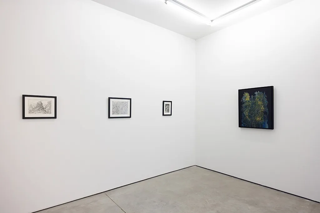 installation shot of David Welker exhibition