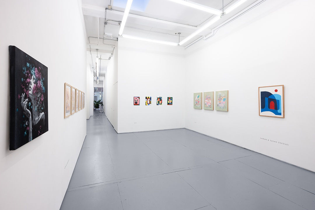 installation photo of Duo exhibition 