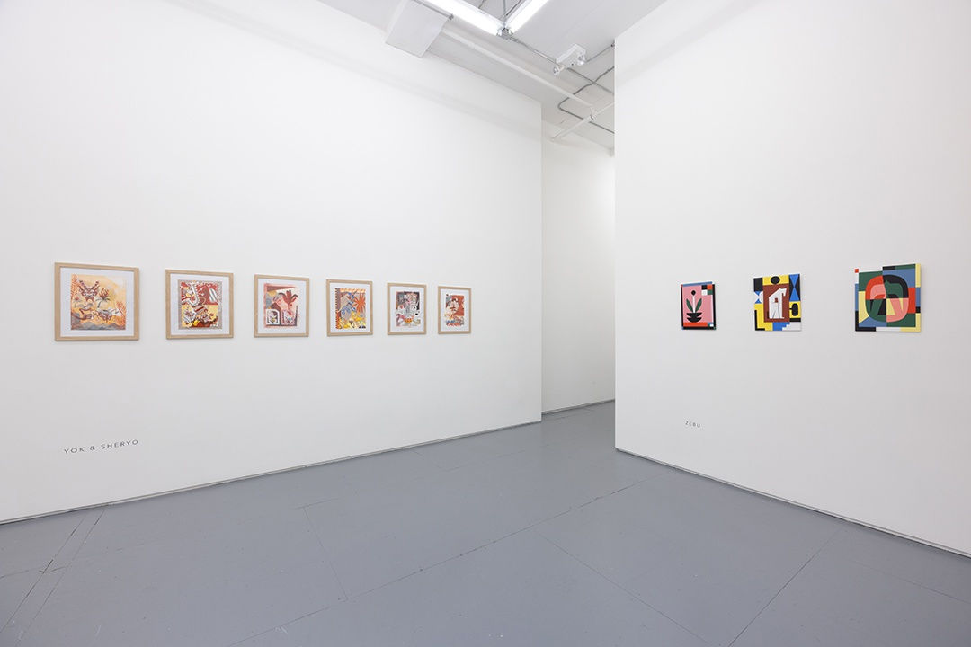 installation photo of Duo exhibition 