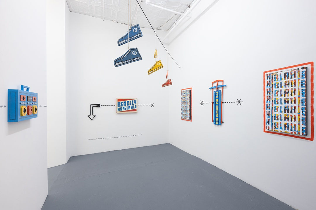 installation photo of Duo exhibition 