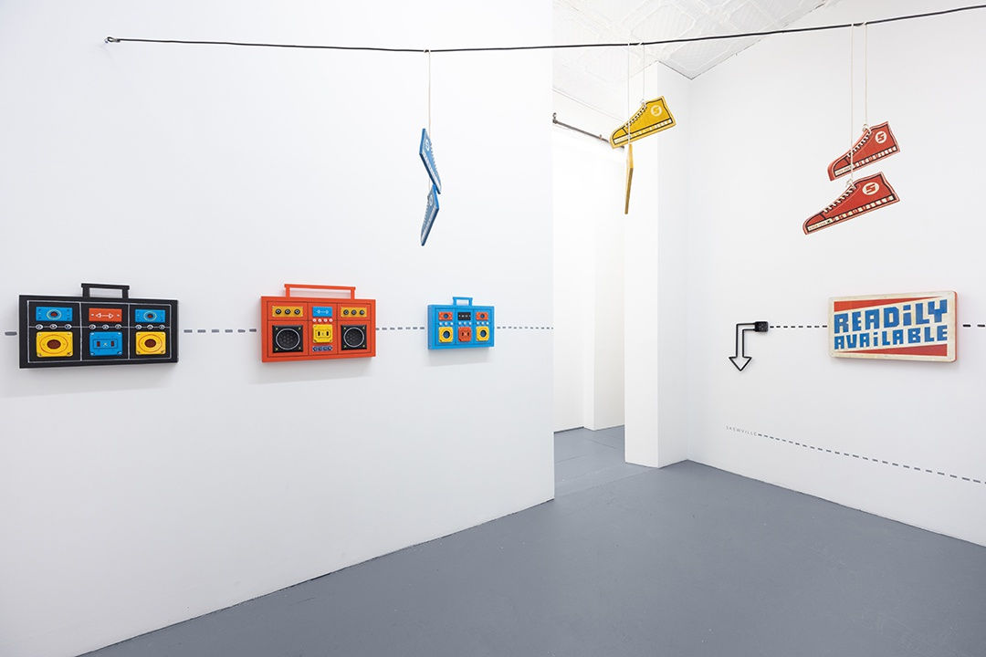 installation photo of Duo exhibition 