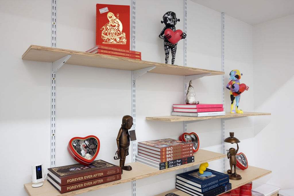 installation shot of ChrisRWK show 