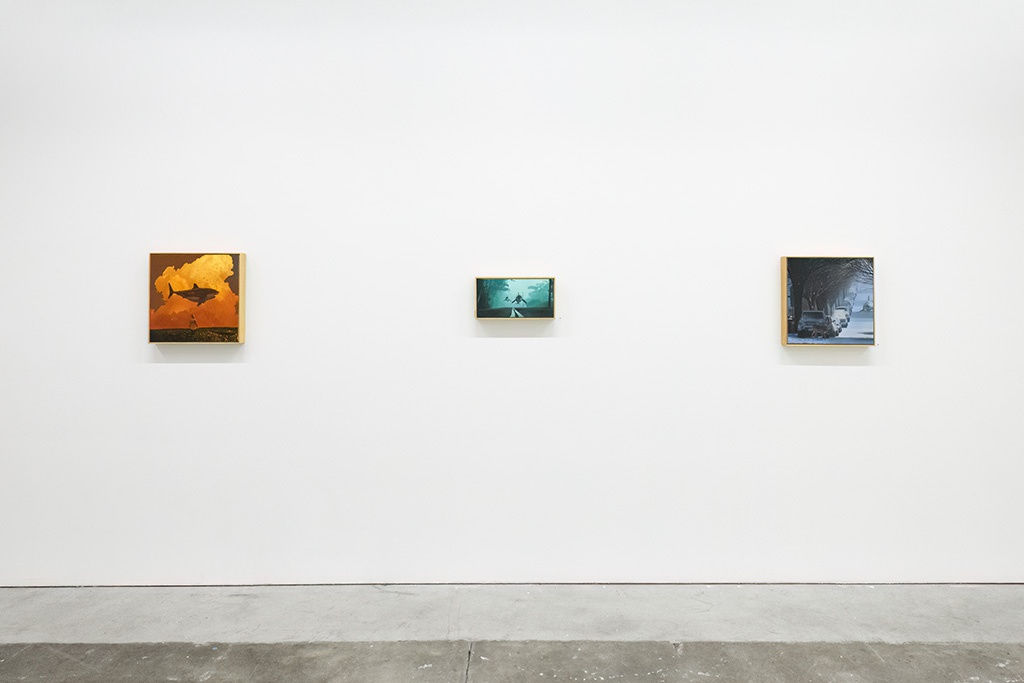 Installation view of Chris Austin's solo exhibition "CONTRASTS" at Harman Projects, San Francisco