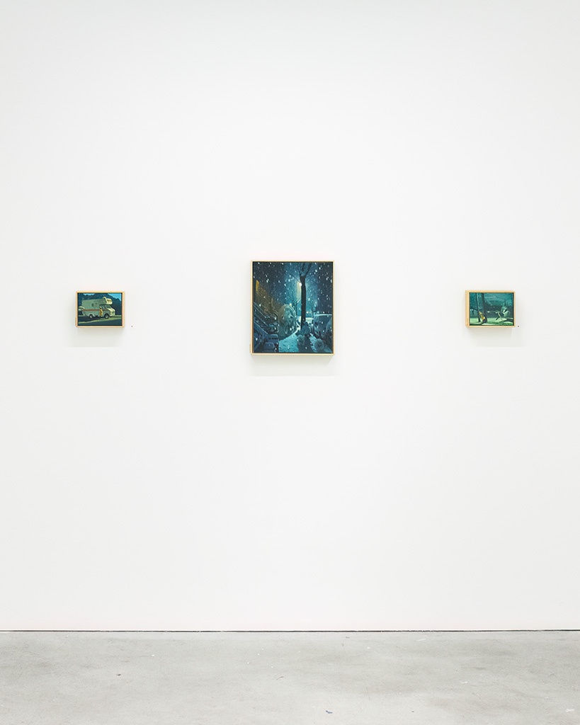 Installation view of Chris Austin's solo exhibition "CONTRASTS" at Harman Projects, San Francisco