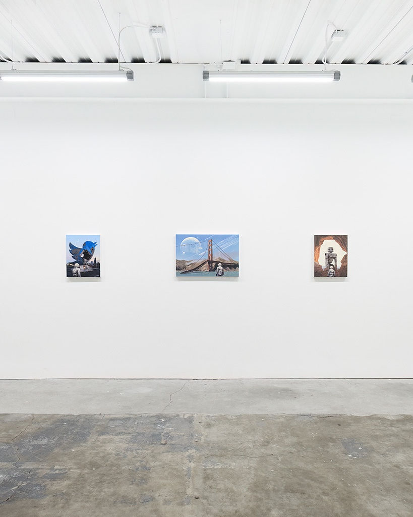Installation view of Scott Listfield's solo exhibition "Extinction Stories" at Harman Projects, San Francisco