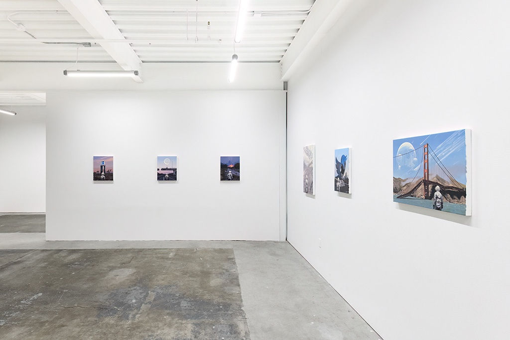 Installation view of Scott Listfield's solo exhibition "Extinction Stories" at Harman Projects, San Francisco