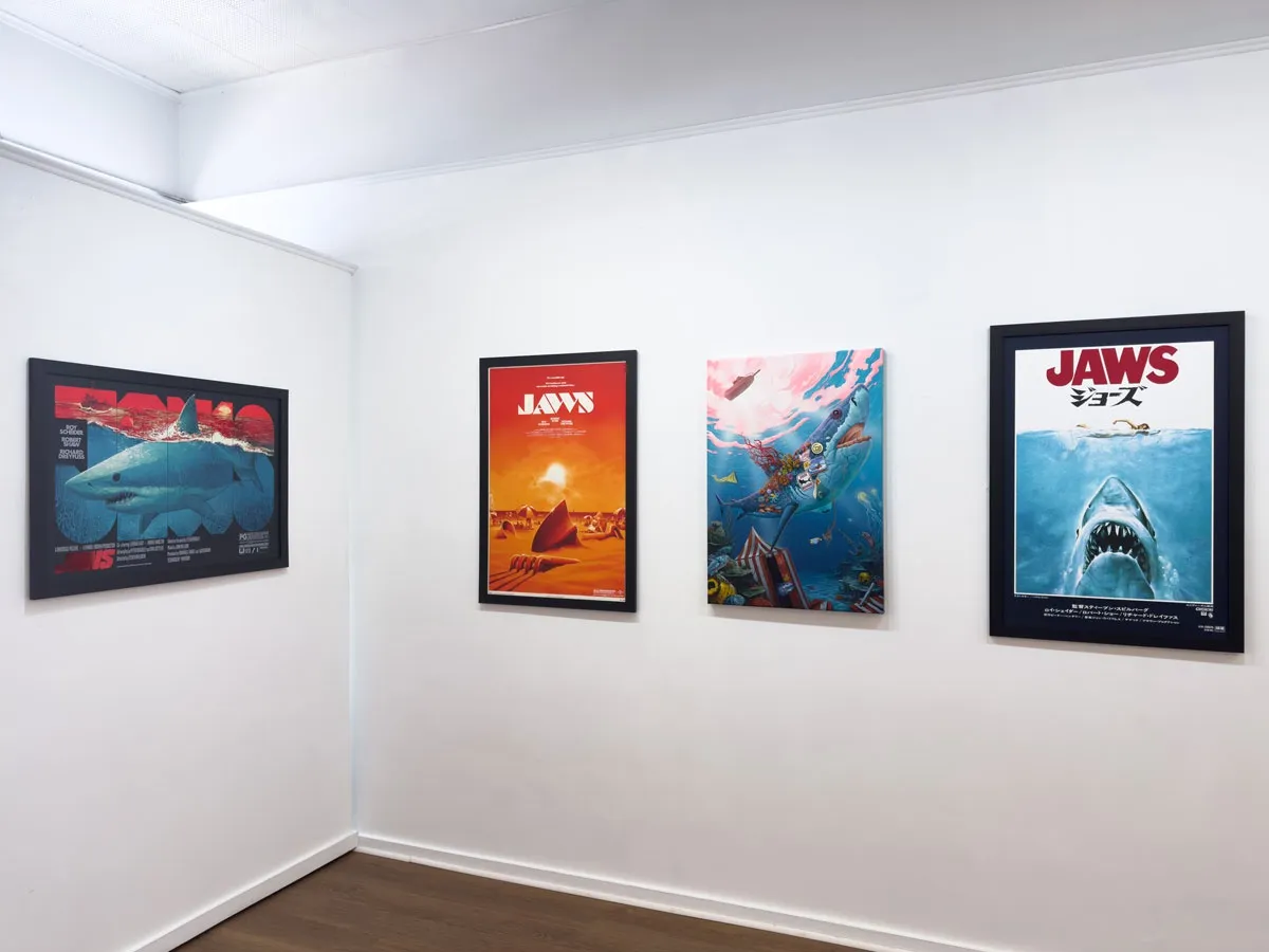 Installation view of the 2025 JAWS art show hosted by Harman Projects and CODA. Featuring several paintings.