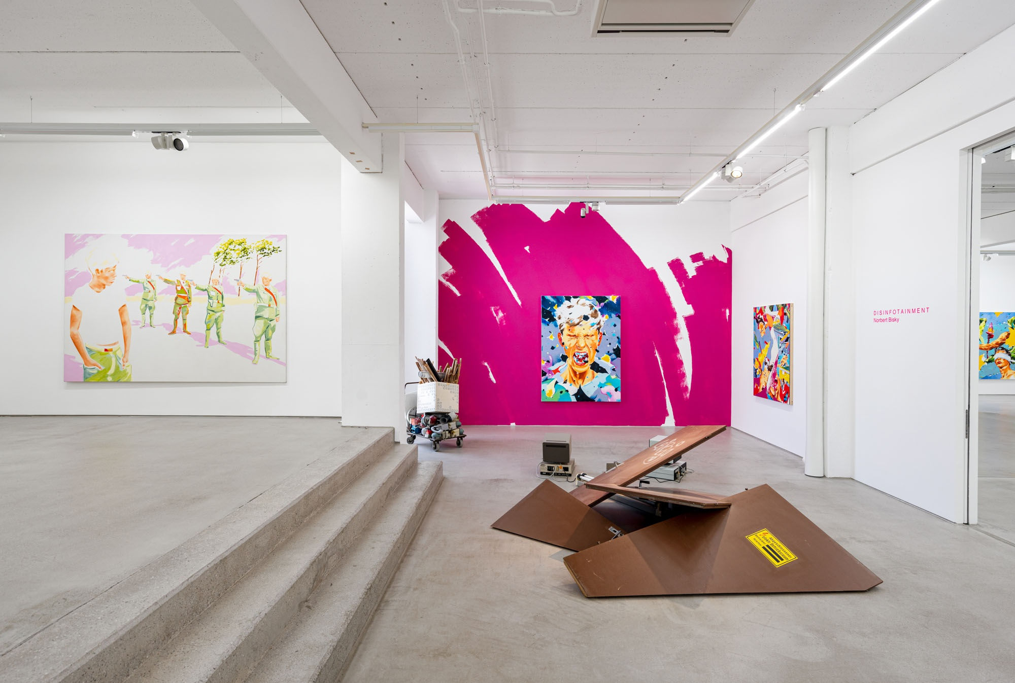 Disinfotainment, G2 Kunsthalle, Leipzig, DE, 2021. Courtesy of G2 Kunsthalle