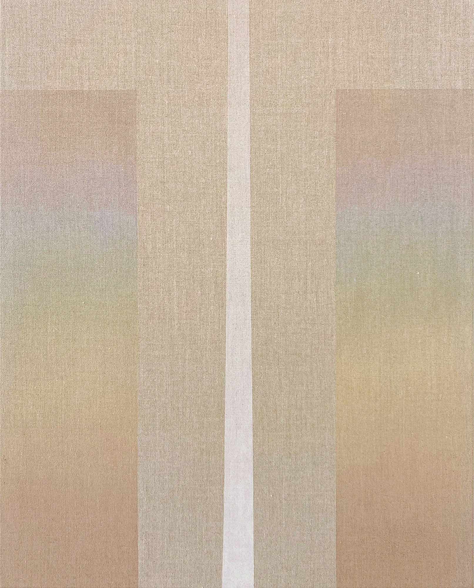 Rachel Garrard Slide, 2021 Quartz and rock powder pigment on linen 33 1/2 x 27 1/2 in 85.1 x 69.8 cm