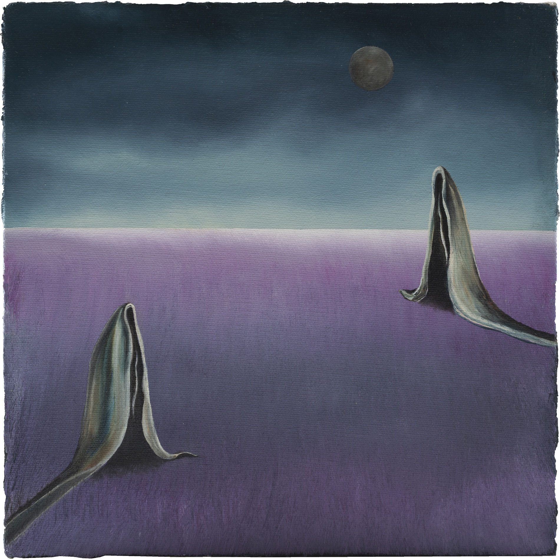 Rebecca Sharp I Will Voice Your Secrets Elsewhere, 2023 Oil on canvas 10 x 10 in 25.4 x 25.4 cm