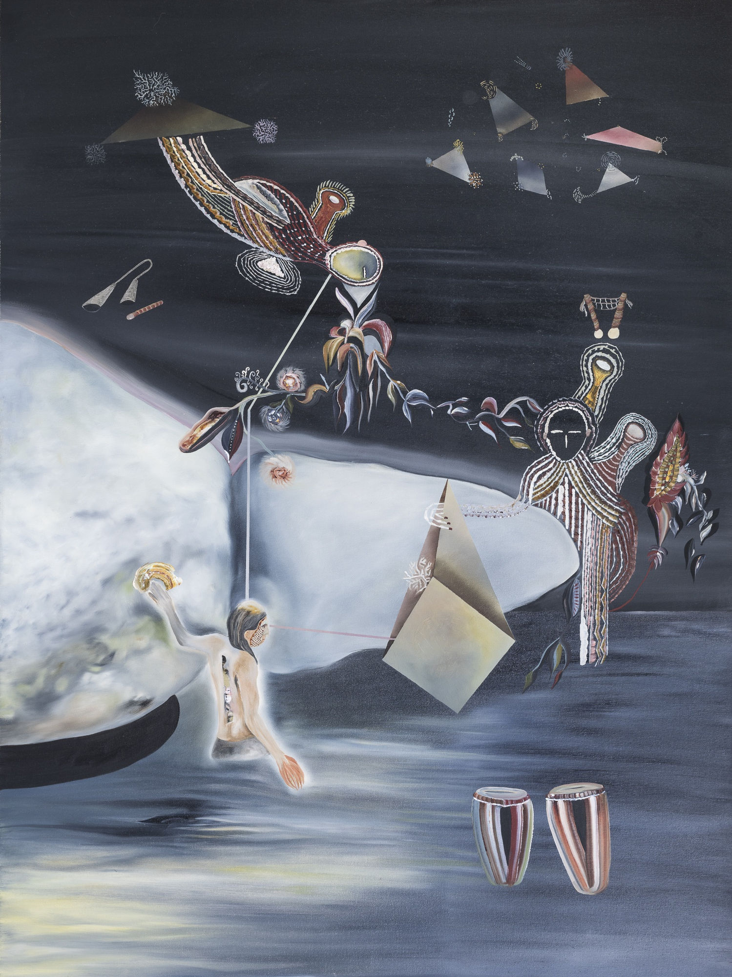 Rebecca Sharp Nao Ando So, 2022 Oil on canvas 40 x 30 in 101.6 x 76.2 cm