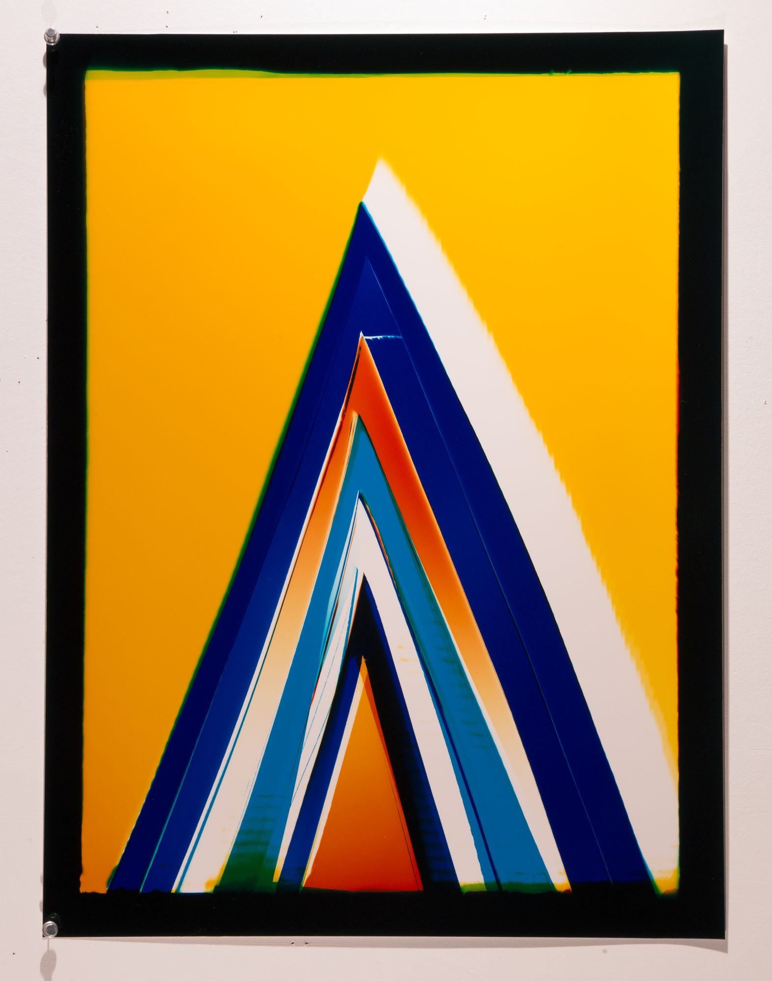 Liz Nielsen Golden Portal, 2018 Analog chromogenic photogram on Fujiflex 20 x 16 in 50.8 x 40.64 cm