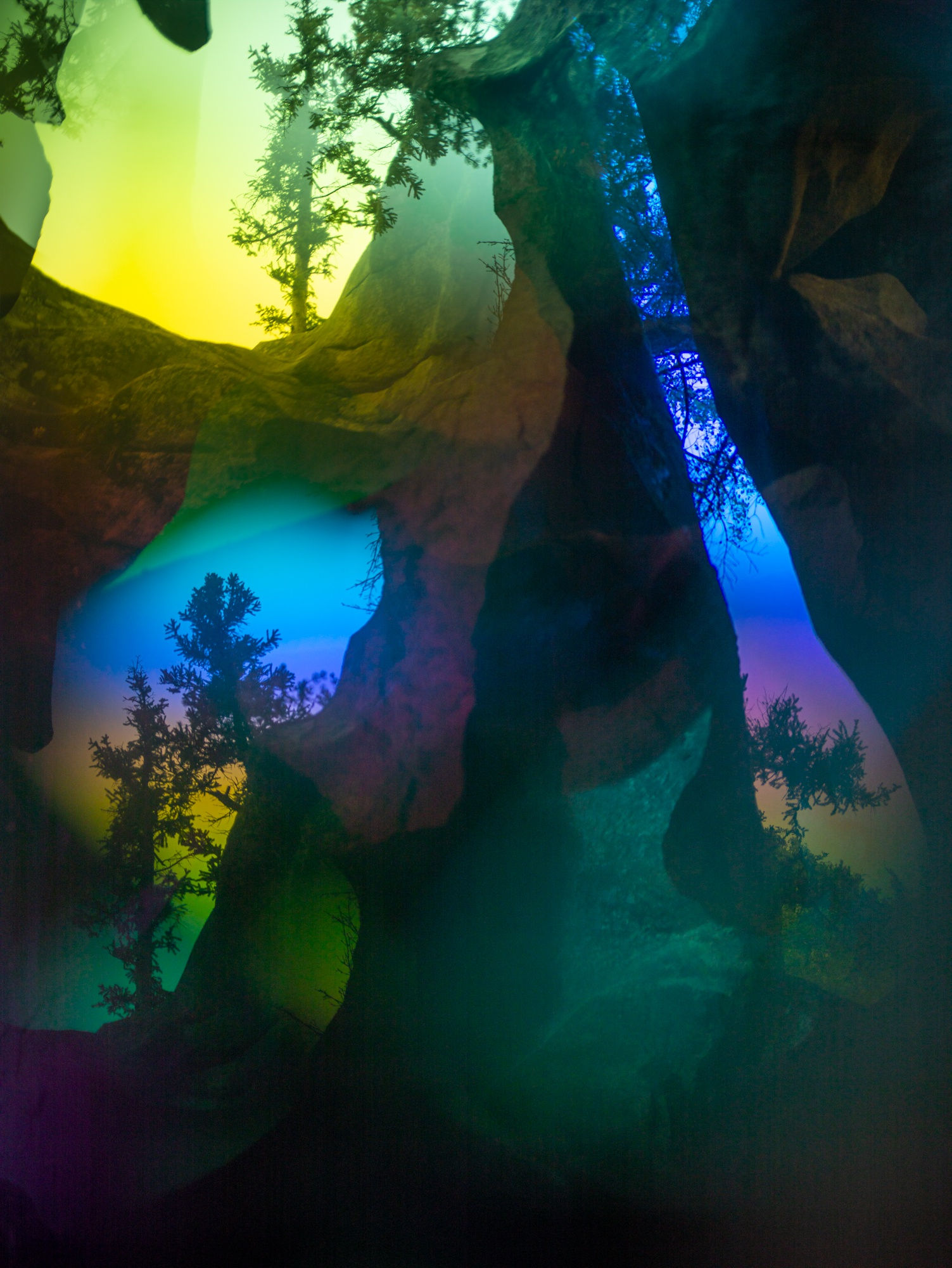 Terri Loewenthal Grottos II, 2023 Archival Pigment Print 40 x 30 in 101.6 x 76.2 cm