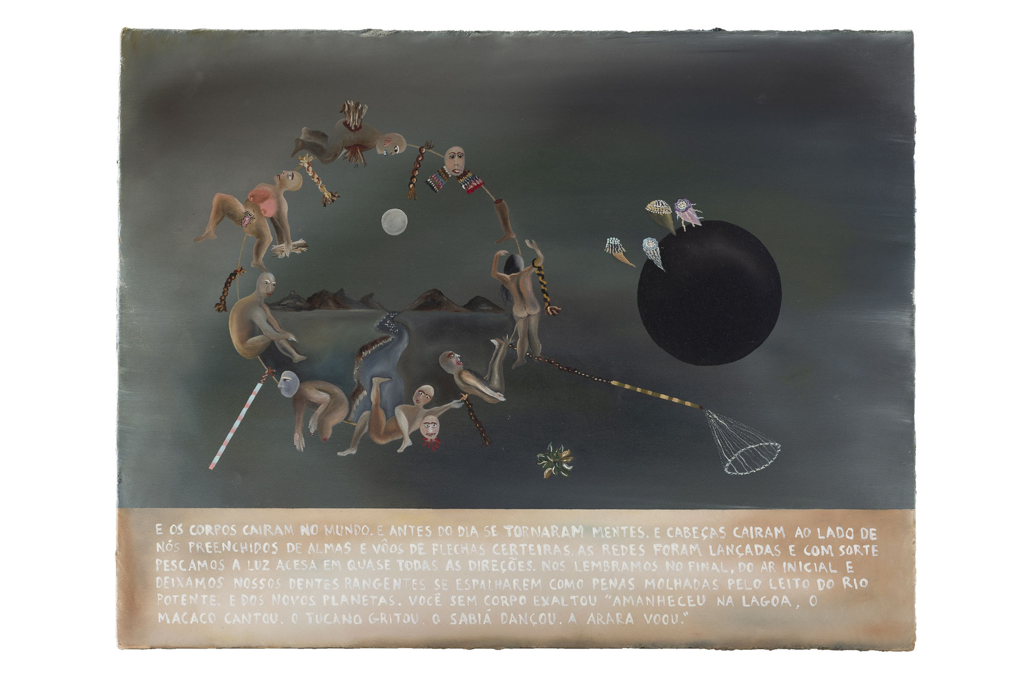 Rebecca Sharp Amanheceu Na Lagoa, 2023 Oil on canvas 14 x 18 in 35.6 x 45.7 cm