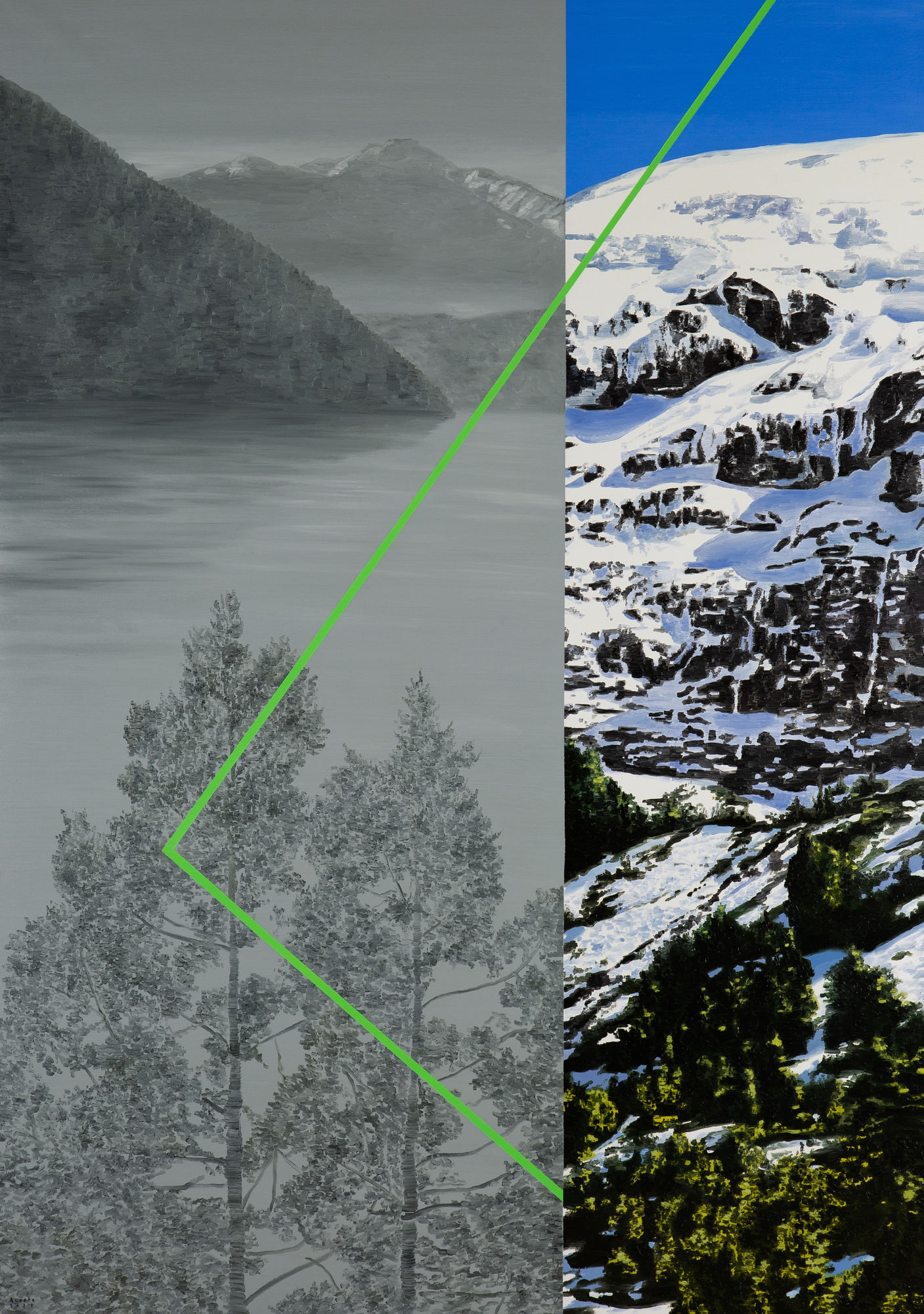 Marcos AcostaRejected Signal II, 2022Oil on canvas66 7/8 x 47 1/4 in 170 x 120 cm