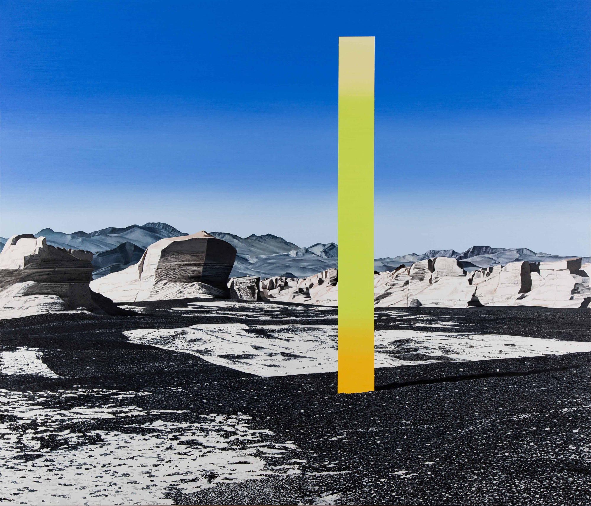 Marcos Acosta Monument, 2023 Oil on canvas 47 1/4 x 55 1/8 in 120 x 140 cm