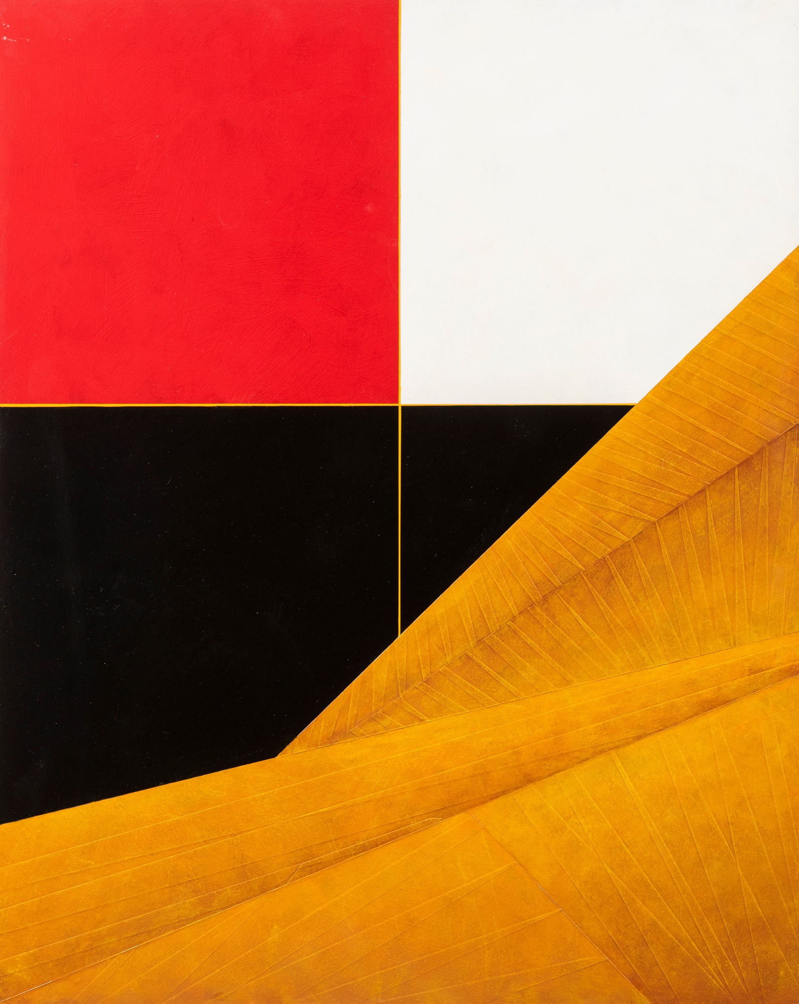 Richard Carter Strata, 2021 Mixed media on panel 30 x 24 in 76.2 x 61 cm