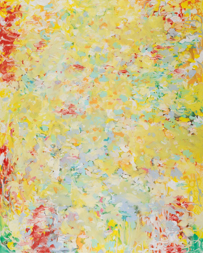 Michael De Feo Birthday Boy, 2023 Acrylic, oil, and oil stick on canvas 60 x 48 in 152.4 x 121.9 cm