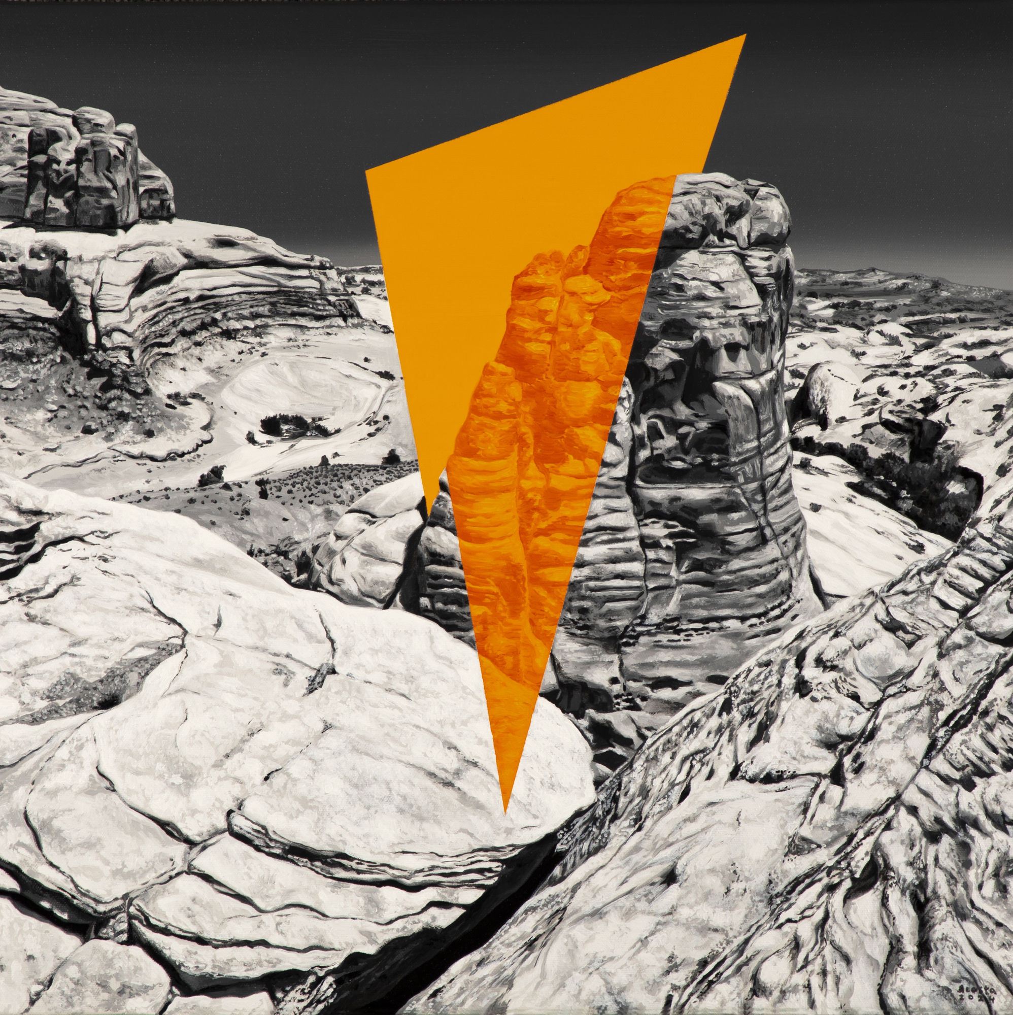 MARCOS ACOSTA Great Lighting, 2024 Oil on canvas 20 x 20 in