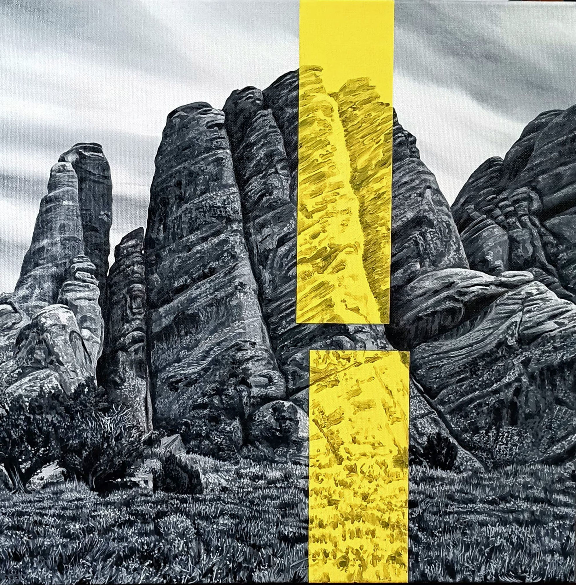 MARCOS ACOSTA Untitled, 2024 Oil on canvas 20 x 20 in